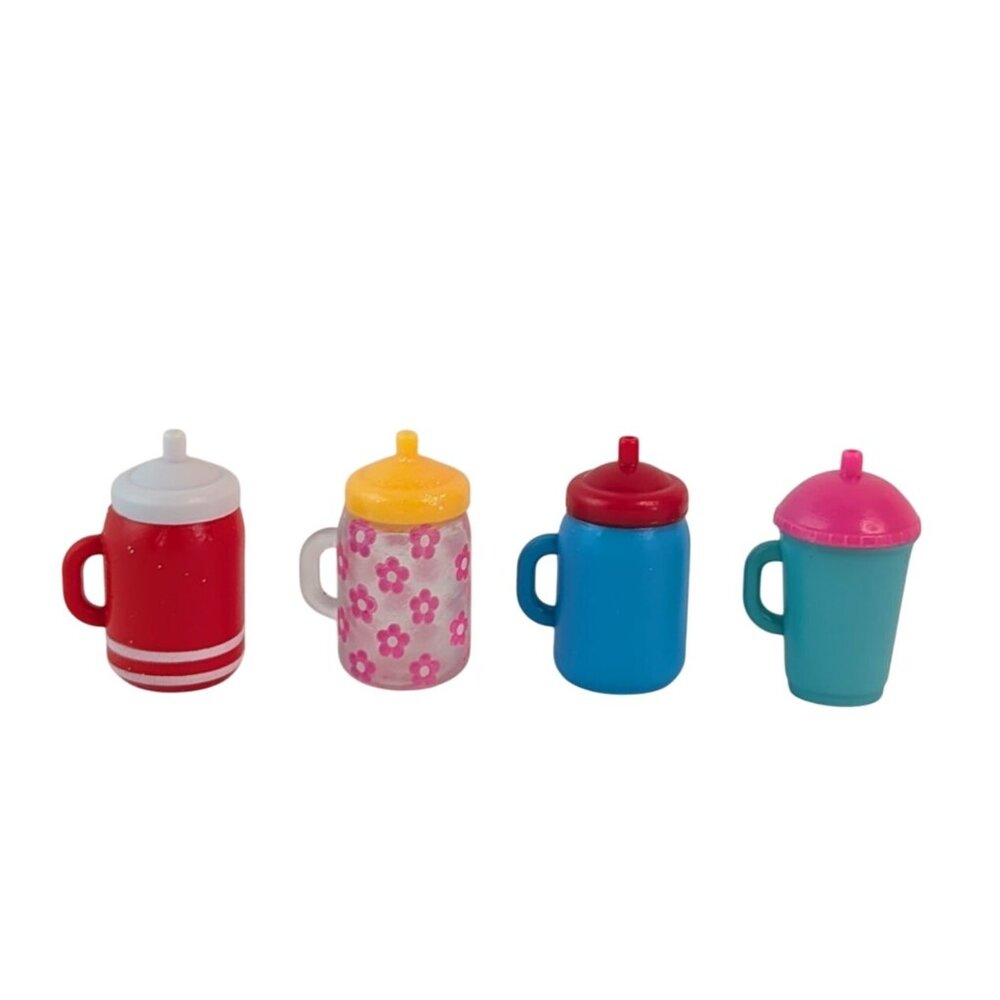 LOL Surprise Doll Cup Lot of 20 Mason Jar Milk Tumbler Bottle Pop Cat Toy - Picture 3 of 11